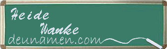Heide Wanke Visitenkarte